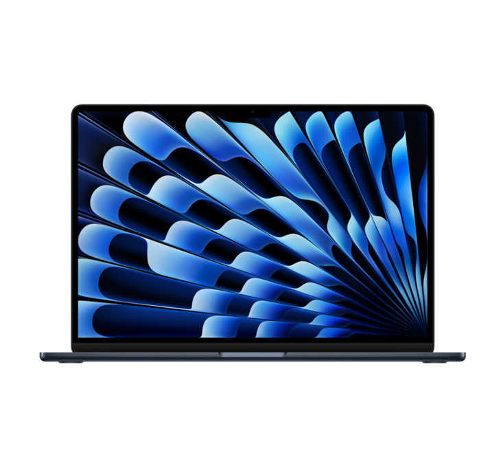 MacBook Air 15-tum, M3-chip 8-core, grafik 10-core, 24GB RAM, 1TB SSD, 70W, Midnatt - Amerikanskt tangentbord US